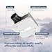 thumbnail image 5 of 110 CFM Bathroom Exhaust Fan with CCT LED Light CleanCover? Grille, ENERGY STAR, 5 of 5