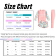 thumbnail image 5 of YUUMIN Kids Girls 3 Pcs Modest Swimsuits Athletic Rash Guard Sets Upf 50+ Shirts Shorts with Leggings Pink 4-6, 5 of 5