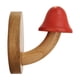 thumbnail image 1 of Perchero de madera para colgar en la pared o puerta | Gancho de madera maciza para sombreros sin necesidad de taladrar | Ganchos adhesivos de pared para colgar ropa, bolsos, bufandas y llaves, 1 of 5