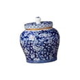 thumbnail image 4 of Ceramic Tea Storage Jar Ginger Jar Decorative Handicraft Multi Purpose Wear Resistant for Tea, Coffee, Sugar, Spice, Nuts with Lid A, 4 of 8