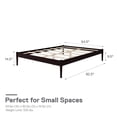 thumbnail image 4 of DHP Lorriana Wood Platform Bed, Queen Size, 4 of 8