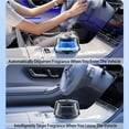 thumbnail image 2 of Cloud Mist Car Diffuser - Smart Auto On/Off Air Freshener with 5 Adjustable Lights, USB-C Rechargeable 30-Day Battery & Refills, Long Lasting Automotive Scent, 2 of 7