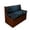 Blue Mandala, variant on KUIFORTI Duck Camo RV Camper Dinette Covers Replacement Easy Installation includes 1 Backrest & 1 Bench Cover for RV Camper Car Bench & Travel Trailer Couch