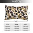 thumbnail image 2 of Pofeuu Snake And Rose Print Polyester Microfiber Plush Pillowcases, Super Soft and Cozy Pillow Case Covers with Envelop Closure（Pillow core not included）-20"x30", 2 of 6