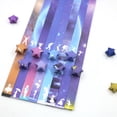 thumbnail image 1 of Origami de estrella gruesa 136, 8 dibujos por juego, papel con forma de estrella de pentagrama de la suerte para niños, 1 of 6