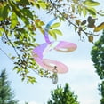 thumbnail image 2 of In the Breeze 9154 — 8-inch Iridescent Tear Drop Curlie with Crystal Spinner — Suncatcher Wind Spinner for Yards and Gardens with Plastic Crystal, Humane Animal Deterrent, 2 of 4