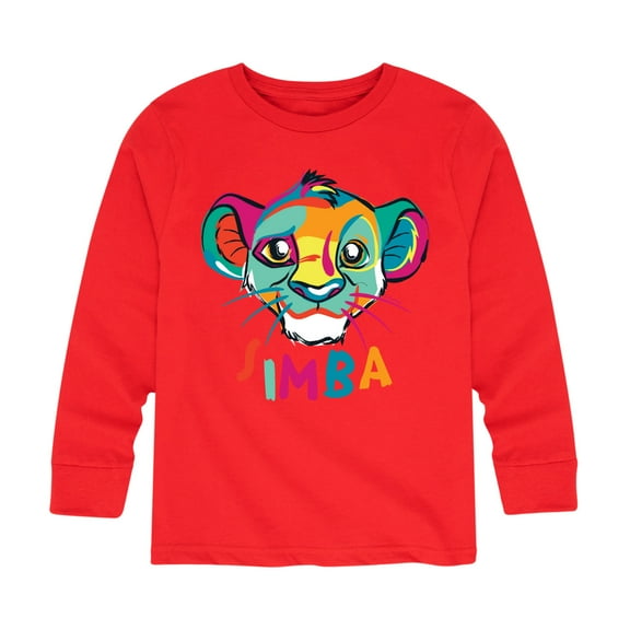 The Lion King - Colorful Simba - Toddler & Youth Long Sleeve Graphic T-Shirt