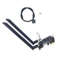 thumbnail image 3 of PCIE Networking Adapters,Wirelessly Wifi Card 1200Mbps 2.4GHz 5Ghz Wlan Card 2Antennas for Desktop PC Efficient, 3 of 7