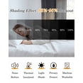 thumbnail image 5 of Grey Brown Abstract Blackout Curtains 45 Inches Long for Bedroom, Oil Painting Color Blocks Thermal Insulated Room Darkening Black Out Window Curtain Panels Grommet Drapes for Living Room, 5 of 8