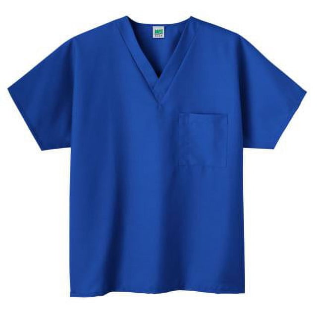 Fundamentals Haut d'Uniforme Unisexe à Manches Courtes et Col en V - 14000
