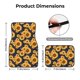 thumbnail image 5 of Fotbe Navy Blue Plaid Sunflower Juego de 4 Tapetes para Auto con Estampado – Alfombrillas de Goma Reforzada, Diseño Antideslizante, Protección para Todo el Año – Vehículos, Autos, Camionetas y SUVs, 5 of 7