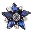 thumbnail image 2 of Parches de Flores DIY, Apliques de Lentejuelas de de Imitación de Cristal para Decoración de Sombreros de Chaqueta Azul perfecl Parche con diamantes de imitación de la estrella, 2 of 6