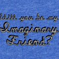 thumbnail image 2 of CafePress - Will You Be My Imaginary Friend Baby Football Body - Cute Infant Baby Football Bodysuit, 2 of 3