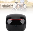 thumbnail image 3 of 32L Motorcycle Top Case, ABS Lightweight Water Portable Trunk Storage Carrier for Electric Bike Scooter, Suitable for Motorcycles with Tail Luggage Racks, 3 of 7