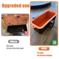 thumbnail image 6 of 2 Pack SkyAuks Griddle Accessories Grease Catcher, Silicone Cup Liners for Blackstone 36" 28" 22" 17" Griddle, Reusable, Durable, Orange, 6 of 7
