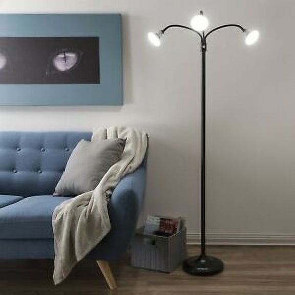 Lavish Home LED Floor Lamp White (M100020)