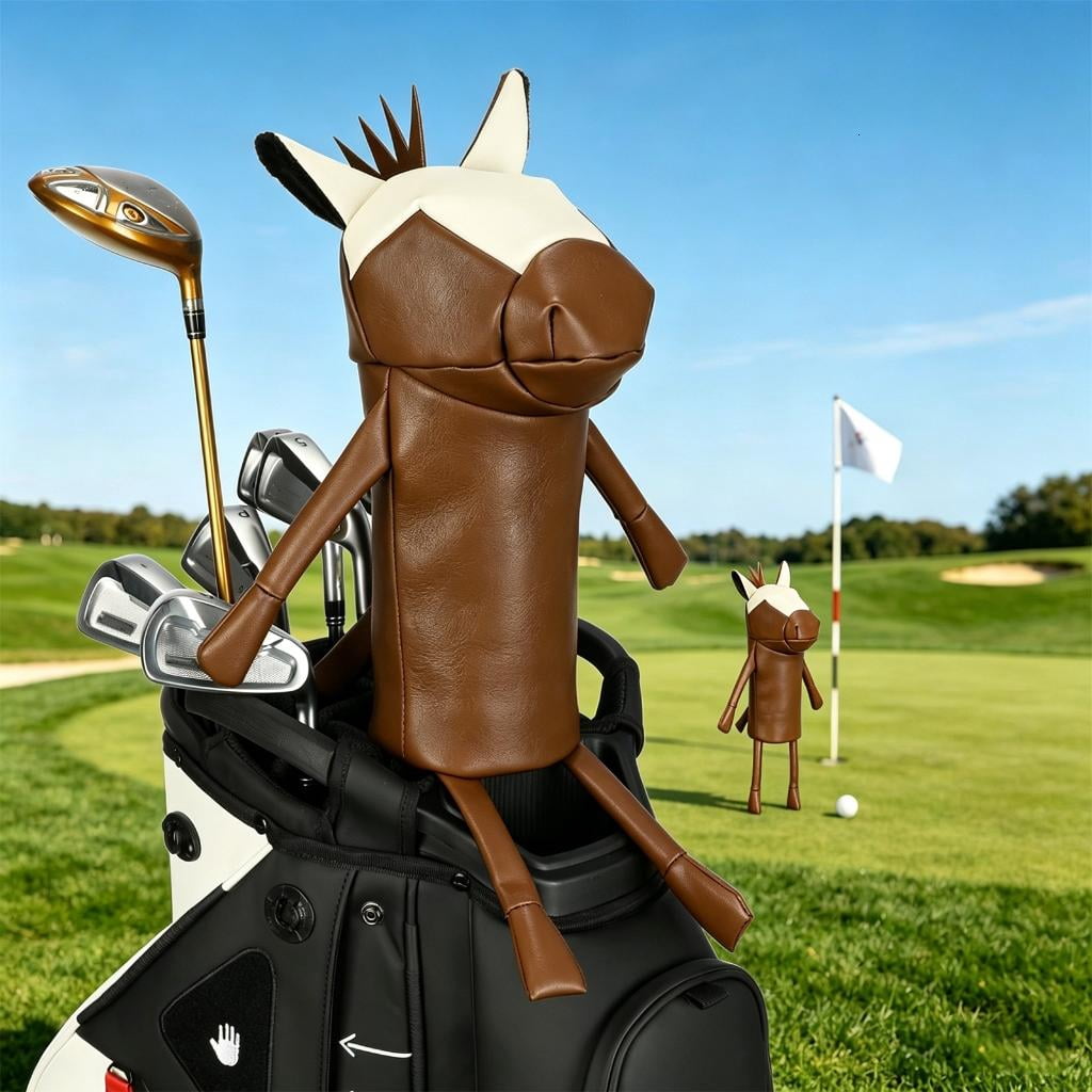 Yihuala Golf Mallets Putter Protective Sleeve Golf Club Head Covers for Men Women Golfs Driver Golfs Club Covers Wood Headcover