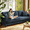 Blue, variant on Welzona 83" Sofa Couch, Teddy 3 Seater Couch with 2 Pillows, Couches and Sofas, Blue
