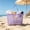 Purple PP, variant on WIZUTIZ Black Mesh Tote Bag Lightweight Shoulder Shopping Bag for Beach Travel Groceries Large Capacity Pleated Storage Tote for Casual Outdoor and Daily Work Carry