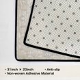 thumbnail image 6 of Washable Vintage Kitchen Mat 31"x20" Non Slip Soft Plush Low Profile Kitchen Rug, Distressed Medallion Oriental Style Sink Mat for Laundry Room Bedroom Office, 6 of 6