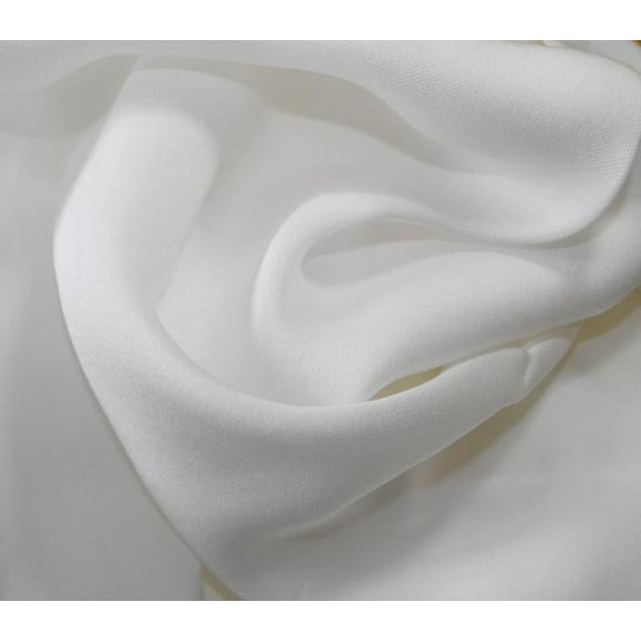 Silk Satin Georgette fabric 44quot;- 16 m/m weight