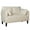 Beige, variant on S-HOME 48 Inch Corduroy Loveseat Couch With Side Storage Pocket For Living Room Apartment Office Or Dorm , Beige