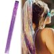 thumbnail image 5 of Sparkle Shiny Hair Láser Con Clip Fijo Alambre Dorado Y Plateado Brillante Colorido Extensiones Resaltadas Y Accesorios para Trenzado Fiesta (BB06), 5 of 9