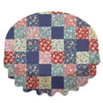 thumbnail image 2 of Pioneer Flower Floral Print Pattern Round Tablecloth 60 X 60 Inch, Wrinkle Resistant Wipeable Table Cloth for Kitchen Dining Picnic Patio Party, 2 of 6