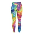 thumbnail image 6 of Renewold Colorful Tie-dye Leggings with Pockets for Women Ladies Athletic Pants Compression Leggings High Waisted Butt Lifting Printed Leggings Womens Preppy Leggings, 3XL, 6 of 8