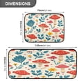 thumbnail image 3 of 2-Piece Kitchen Mat Set Non Slip Washable Floor Mats Decorative Rugs for Kitchen Sink Laundry Cartoon Red Mushroom Pattern, 3 of 7