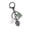 D, variant on Unique Leaves Keychain Statement Keyrings Bag Pendant Key Ornament Alloy Texture Suitable for Dating and Social Event