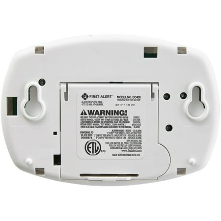 First Alert CO400 - Carbon monoxide sensor