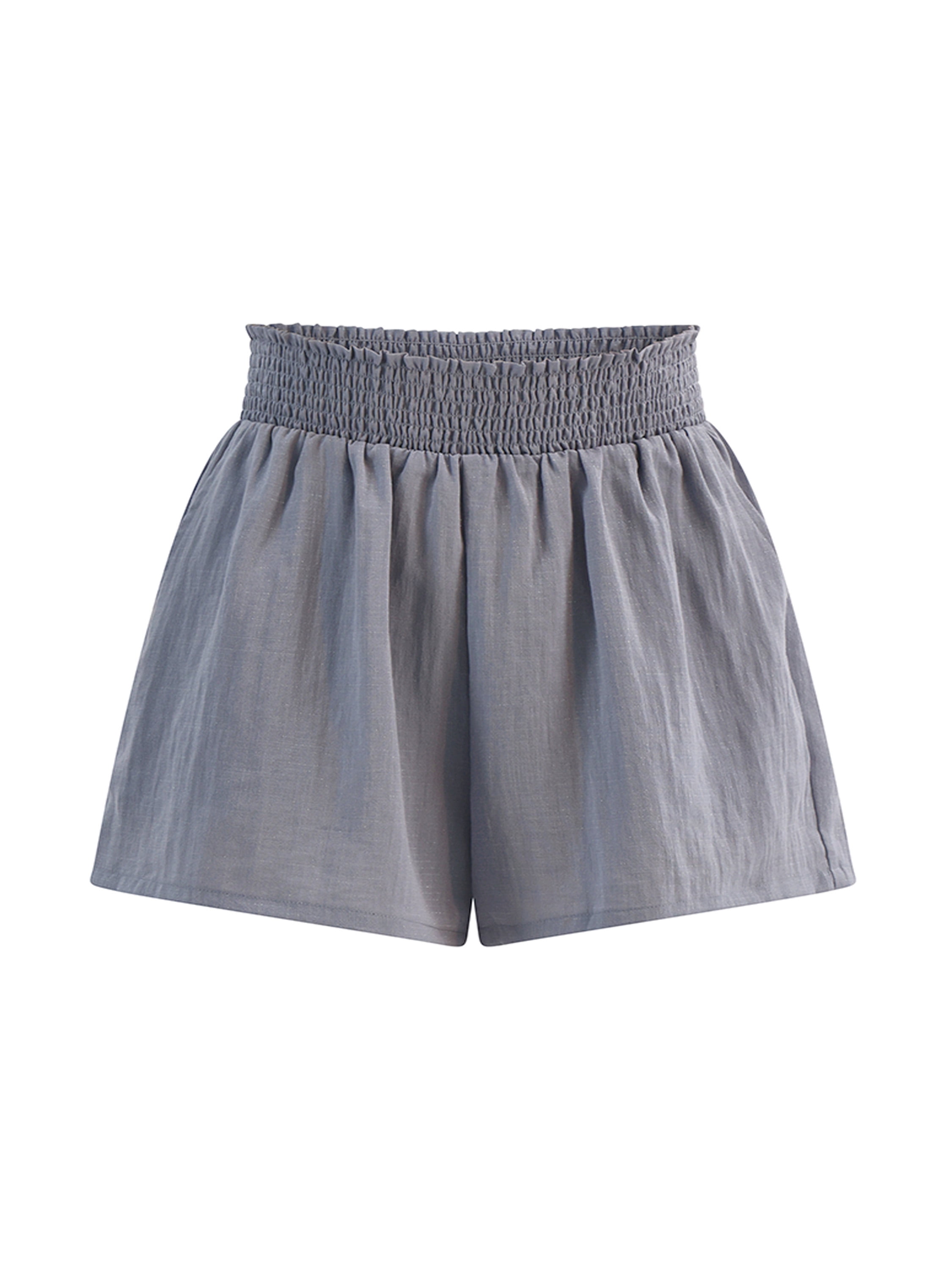 Time and Tru Women's and Women's Plus Shimmery Woven Shorts Coverup, Sizes XS-3X