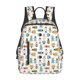 thumbnail image 1 of Balery Colorful Insects Mochila ligera para hombre y mujer: duradera e impermeable, ideal para la escuela, el trabajo, viajes y uso diario., 1 of 7
