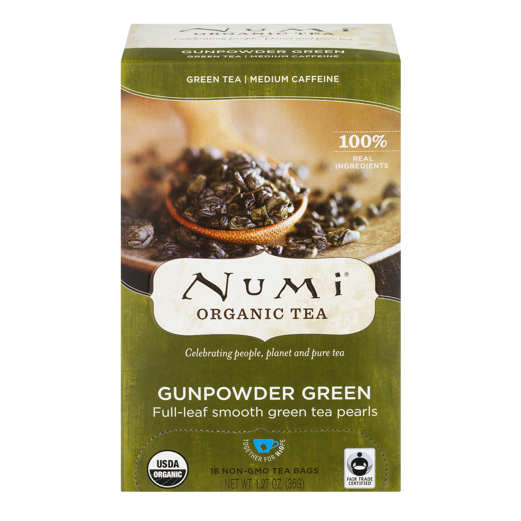 Numi Gunpowder Green Organic Tea Bags 18 Count 1 27 Oz Walmart Numi Gunpowder Green Organic Tea Bags 18 Count 1 27 Oz Walmart