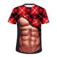 thumbnail image 5 of Men Short Sleeve Tops Fitted Blouses for Men Casual Tshirts Shirts Funny Graphic T-Shirt Summer Clothes for Men Over 50 Shirts for Men, 5 of 5