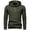 Army Green, variant on KANG Half Zip Pullover Hooded Athletic Sweatshirt Lightweight Breathable Performance Activewear Top For Running Training Casual Wear