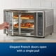 thumbnail image 2 of Oster Air Fryer Oven, 10-in-1 Countertop Toaster, Large Enough for 2 Pizzas, Stainless Steel French Doors, XL Sized, 2 of 5