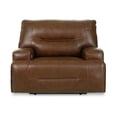 thumbnail image 4 of Bowery Hill Leather Power Recliner with Headrest in Dark Brown, 4 of 7