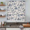 thumbnail image 5 of Vintage Spring Floral Sheer Curtains 54 Inches Long, Retro Farmhouse Summer Botanical Light Filering Curtains, Breathable Simi Curtain Privacy Drapes for Kitchen Bathroom Small Window Treatment, 5 of 9
