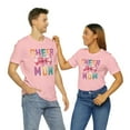 thumbnail image 5 of Cheer Mom, Bella & Canvas, Unisex, Cotton Short Sleeve T-Shirt, XS - 5XL, 5 of 5