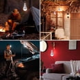 thumbnail image 5 of Bombilla LED recargable USB con gancho de clip, luces solares para acampar con control remoto, bombilla solar para acampar, caminar, interior, emergencia, 5 of 5