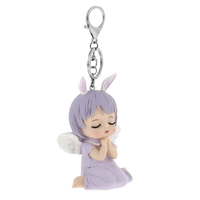 ColoMX Ángel Muñeca bolsa colgante llavero adorable llavero llavero colgante colgante encanto