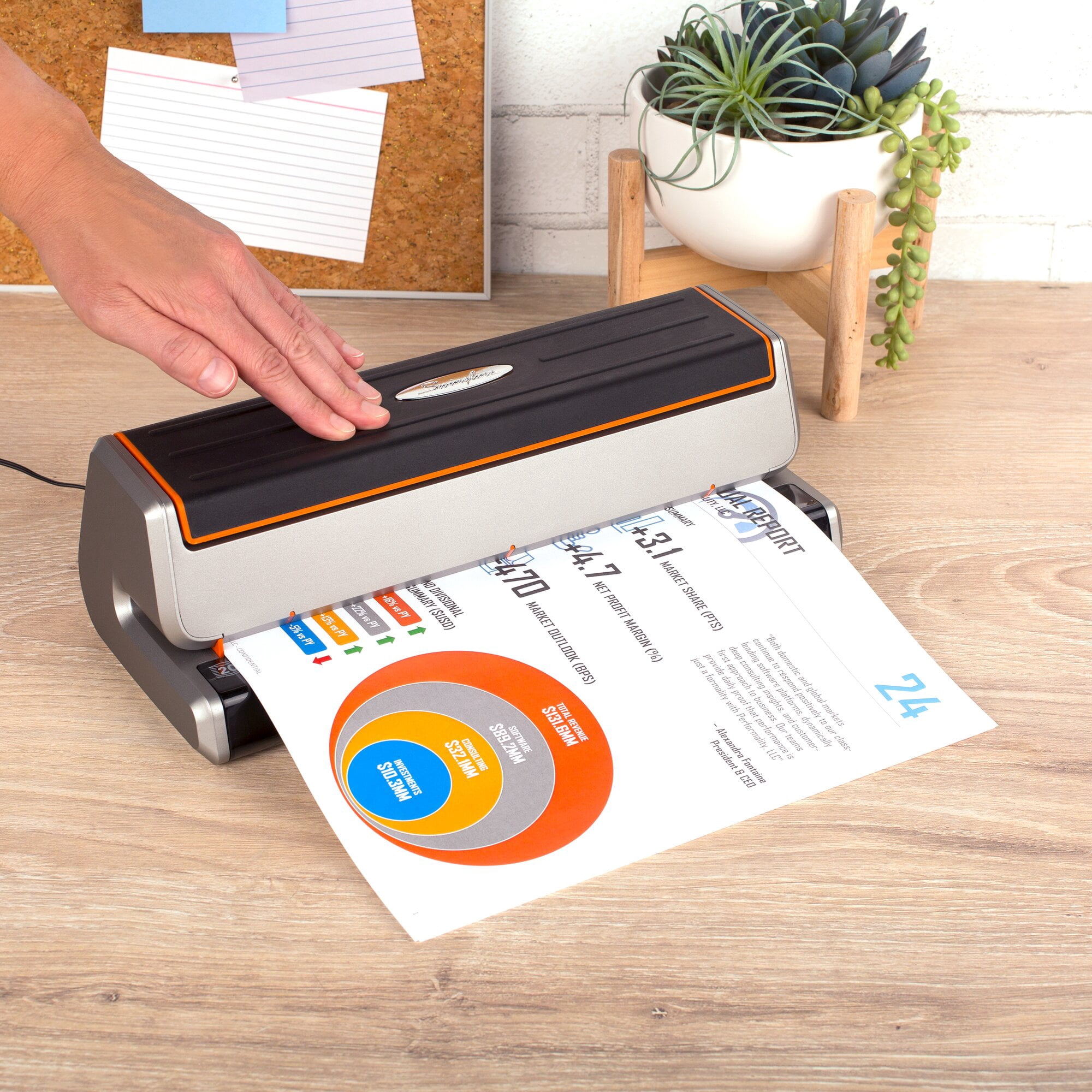Swingline Optima 20 Electric Punch 3 Holes 8 12 Centers 20 Sheets - Electric