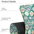 thumbnail image 4 of Yayeee Faucet Mat for Kitchen Sink 30" Diatomite Long Splash Guard Pad, Green Geometric Flowers, 2 Pack, 4 of 7