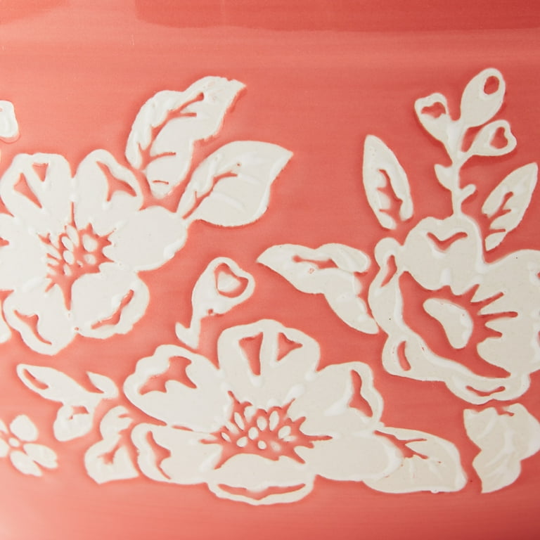 ▶︎neneさまお裾分け/フローラルフレーム3種MIX The Pioneer Woman Fancy Flourish 3-Piece Ceramic Mixing Bowl Set