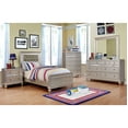 thumbnail image 3 of Furniture of America Starnom Contemporary Panel Bed, Twin, Silver, 3 of 6