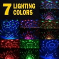 thumbnail image 2 of Disco Ball Party Lights, 3-Pack Sound Activated Rotating DJ Stage Strobe Lamp for Decorationske, 2 of 6