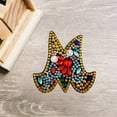 thumbnail image 2 of Porte-clés de Noël 26 Lettres Pendentif Strass, 2 of 8