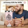 thumbnail image 4 of Gifts for Wife - Wife Gifts, Gifts for Her - Wedding Anniversary, Mothers Day Gifts for Wife, Valentines Gifts for Her Wife, Wife Birthday Gift Ideas - I Love You Gifts for Her - 20 Oz White Tumbler, 4 of 6